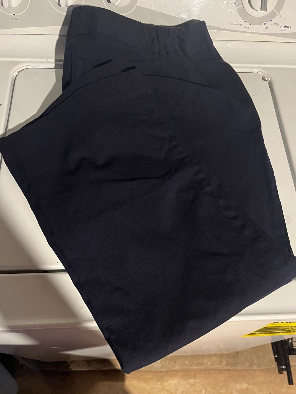 Talbots Navy Straight-Leg Pants
